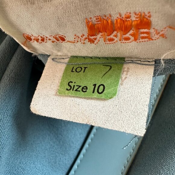 Vtg 80s David Warren Mock Neck Belted Waist Midi Dress Gray Sz 10 Long Sleeve - Picture 14 of 15